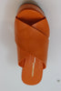 Intentionally Blank Women's Dame Mule - Orange Leather Top View