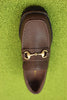 Intentionally Blank Women's HK2 Loafer - Brown Leather Top View