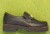 Intentionally Blank Women's HK2 Loafer - Black Leather Side View