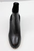 Halmanera Women's Astree25 Chelsea Boot - Black Calf Top View