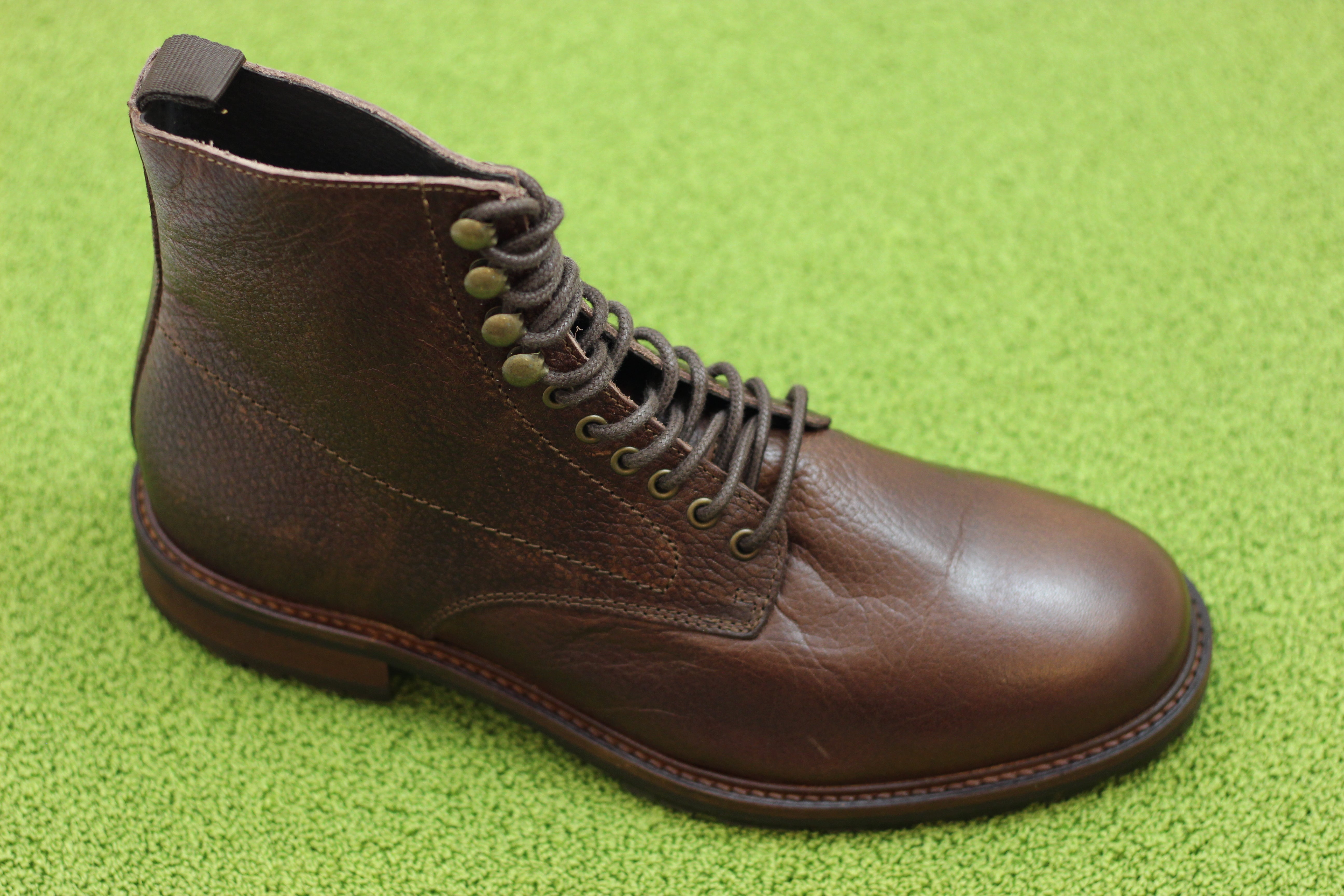 York Leather Lace Boot - Brown 11