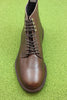 Shoe The Bear Mens York Lace Boot - Brown Leather Top View