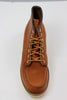 Red Wing Men's 6 Inch Classic Moc Boot - Oro Leather Top View
