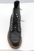 Red Wing Men's Iron Ranger Boot - Black Leather Top View