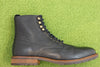 Shoe The Bear Mens York Lace Boot - Black Leather Side View