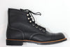 Red Wing Men's Iron Ranger Boot - Black Leather Side View
