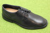 Clarks Men's Hugh Lace Oxford - Black Leather Side Angle View
