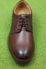 Clarks Men's Hugh Lace Oxford - Brown Leather Top View