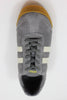 Gola  Men's Harrier Sneaker - Ash/Ecru Suede/Leather - Top View
