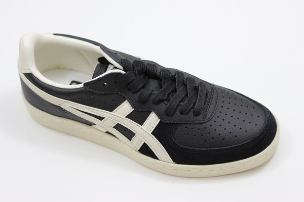 Onitsuka Tiger GSM Sneaker - Black/White Leather/Suede - Side Angle View
