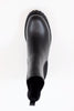 La Canadienne Womens Conner Chelsea Boot- Black Leather Top View