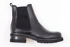 La Canadienne Womens Conner Chelsea Boot- Black Leather Side View