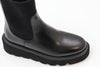 Homers Women's 20289 Zip Boot - Black Calf/Felt Side Angle View