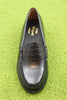 GH Bass Women's Whitney Weejuns Loafer - Black Leather Top View