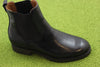 Frye Women's Melissa Double Sole Chelsea Boot - Black Calf Side Angle View