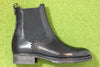 Frye Women's Melissa Double Sole Chelsea Boot - Black Calf Side View