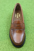 Women's Flat Strap Loafer - Cognac Leather Top View