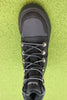 Women's Cortina Valley Boot - Black Leather/Nylon Top View