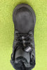 Women's 6 Inch Puffer Boot - Black Nubuck/Nylon Top View