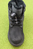 Women's 6 Inch Puffer Boot - Black Nubuck/Nylon Top View