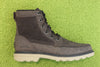 Sorel Mens Carson Storm Boot - Blackened Brown Leather Side View