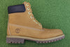 Timberland Men's Premium 6 Inch Waterproof Boot - Wheat Nubuck Leather Side View