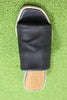 Coclico Women's Jacque Sandal - Black Leather Top View