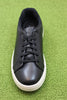 Clarks Men's Court Lite Move Sneaker - Black Leather Top View