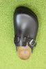 Birkenstock Men's Boston Clog - Black Amalfi Leather Top View